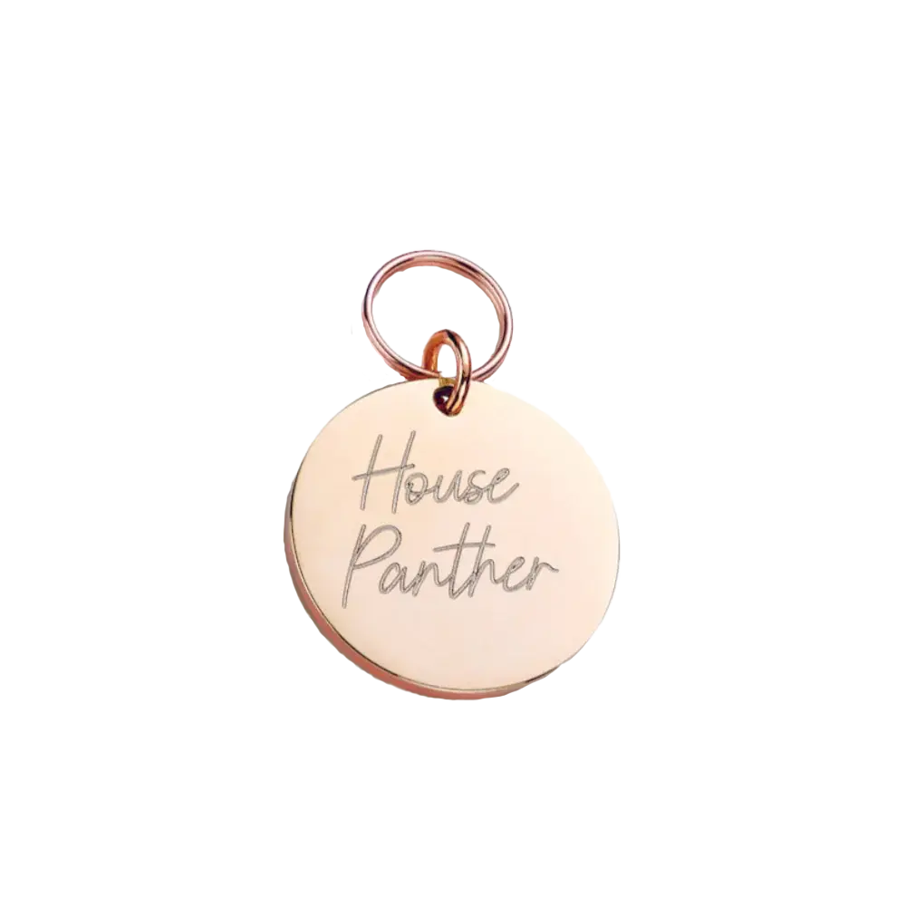 Rose Gold ID Tag